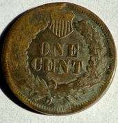 Semi Key Date 1864 L Indian Cent