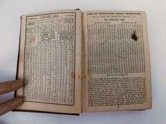 1857 New York Almanac & Weather Book