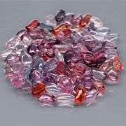 Huge! 25.55ct set of unformed Spinels in rare colors