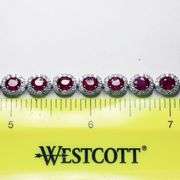 Stunning Burmese Ruby and Diamond Bracelet