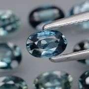 Heated only! 5.67ct oval cut Australian Sapphire set!