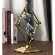 Large Rotating Metal Hourglass