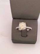 CERTIFIED BRAND NEW 14K WHITE GOLD DIAMOND ENGAGEMENT RING 2.40 CARATS