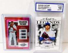 Shohei Ohtani Leaf Legends Baseball Card, Gem Mint 10