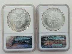 2003-2004 American Silver Eagles, MS69 - NGC