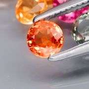 Simply brilliant 3.91ct set of fancy Sapphires