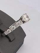 CERTIFIED BRAND NEW 14K WHITE GOLD DIAMOND ENGAGEMENT RING