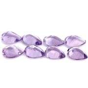 Stunning 11.28ct matched pear cut real Brazilian Amethyst set