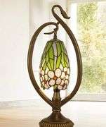 Handcrafted Tiffany Art Glass Lamp