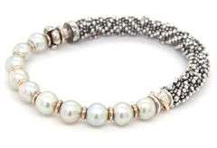 Michael Dawkins pearl beaded bracelet