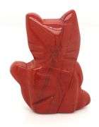 Red Jasper kitty shape cabochon