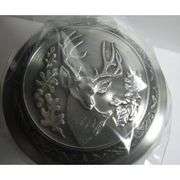 White-Tail Deer Beer Stein with Pewter Lid