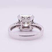 Retro style Platinum Diamond Ring