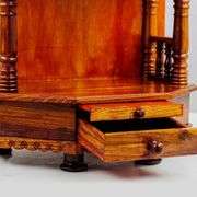 Handcrafted Large Rosewood Wooden Temple