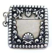 Antique Sterling Silver Stamp Case