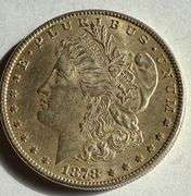 1878 7 Tail Feathers Unc Morgan Dollar