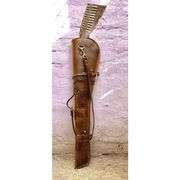 33 Inch Full-Grain Leather Case with Shoulder Strap