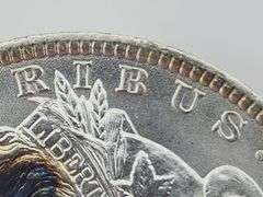 1887 Morgan Silver Dollar, Die Crack/DDO/Tone Marks