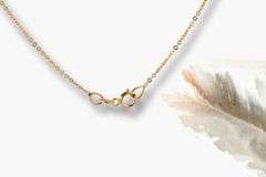 Divine Chocolate and White Diamond Pendant on Chain