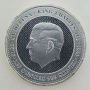 2023 St. Helena/King Charles III 1.25 OZ. Silver