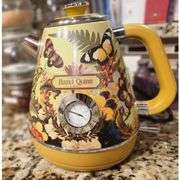 Artistic Retro Electric Kettle with Thermometer