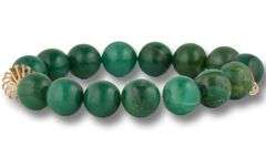Dramatic Sydney Evan Dyed Chalcedony Diamond Beaded Bracelet