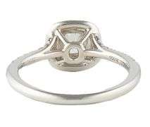 Tiffany & Co. 0.66ctw Cushion Diamond Soleste Double Frame Engagement Ring in Platinum