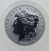 2024 Morgan and Peace Dollar Two-Coin Reverse Proof Set - OGP