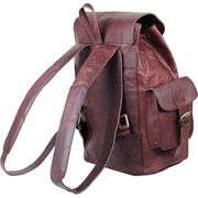 Genuine Leather Backpack Rucksack