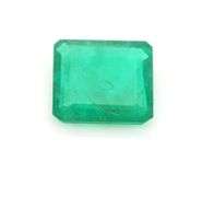 Immense! 2.57ct pendant cut Emerald with outstanding color!