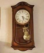 Bulova Walnut Finish Chiming Clock