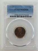 1948 Lincoln Wheat Cent PCGS MS65RD