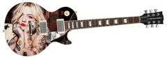 Elle King Signed "Tatted Up" Custom 1/1 Signature Edition Graphics Guitar ACOA