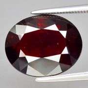 Huge 7.02ct natural reddish orange Garnet