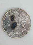 1887 Morgan Silver Dollar, Die Crack/DDO/Tone Marks