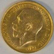 Blazing Choice BU Scarce 1919-C Great Britain Gold Sovereign.