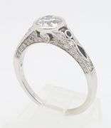 Designer Sylvie Diamond & Blue Sapphire Ring