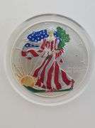 2000 Colorized American Silver Eagle With Box