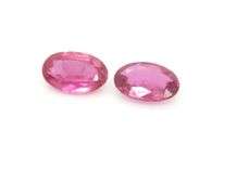 Premium .96ct natural pink set of Sapphires