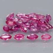 Amazing 4.21ct marquise cut Ruby set