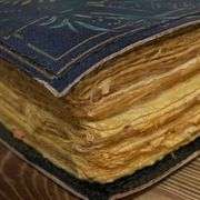 Handmade Leather Luna Moth and Butterfly Journal