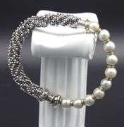 Michael Dawkins pearl beaded bracelet