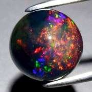 Amazing 3.18ct bi-flashing Ethiopian Black Opal!!!