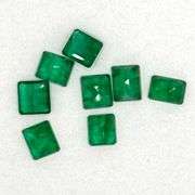 Premium Zambian material!! 8.80ct Emerald set!!!