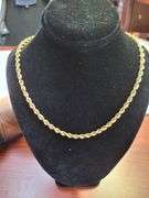 DELICATE 10K YELLOW GOLD ROPE CHAIN