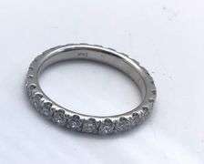 14K WHITE GOLD ETERNITY BAND