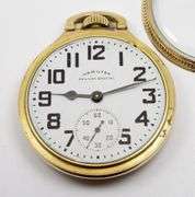 Iconic 1952 Hamilton Railway Special GF Pocket Watch