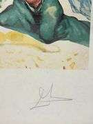 Highly Collectible Salvador Dali Signed Lithograph on Special Japon paper