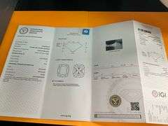 IGI CERTIFIED LOOSE DIAMOND 3.07 CARAT CUSHION CUT D-VS2