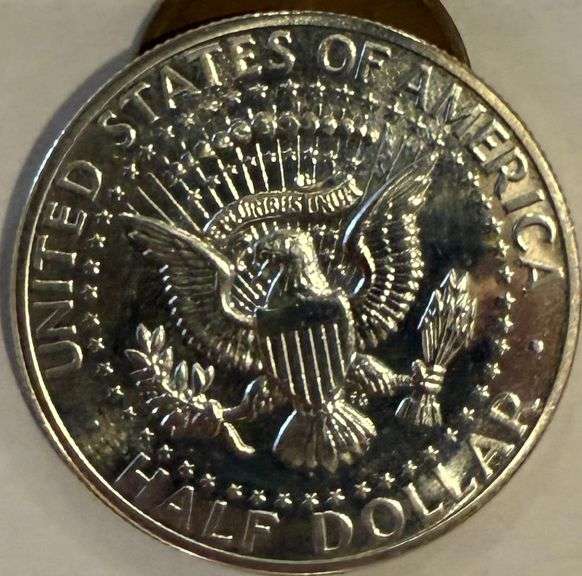 Sharp 1964 Accented Hair Kennedy Half Dollar